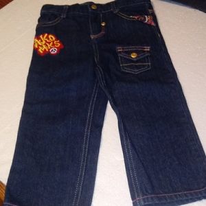 Akademiks Embroidered Design Jeans-4T